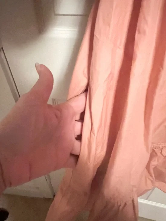 Anthropologie Magali Pascal Stella Puff Sleeve boho  Tunic Dress in Peach size S - Picture 8 of 11